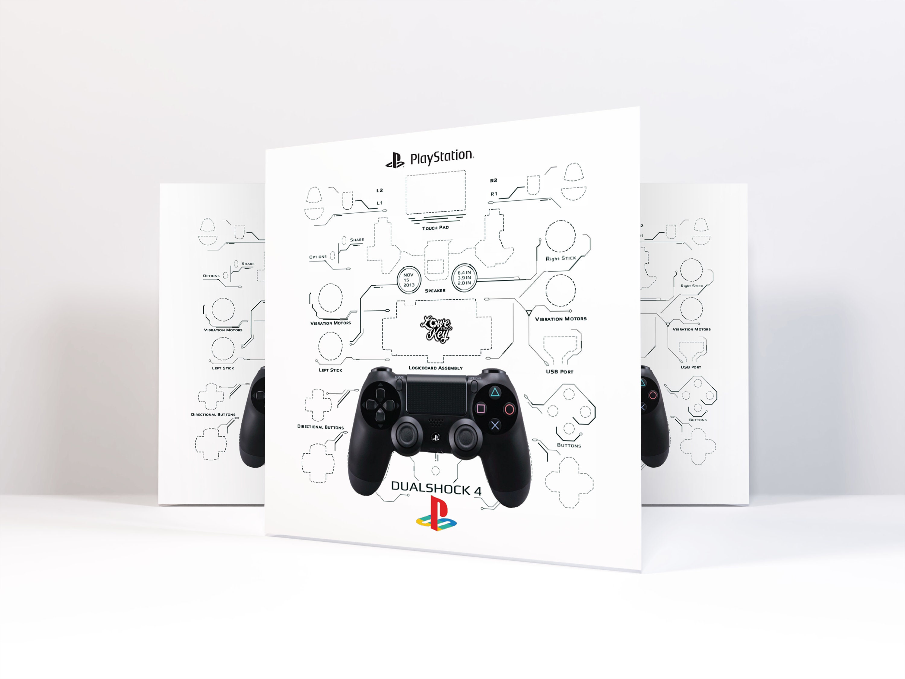 Sony Playstation 4 Teardown Template - Etsy