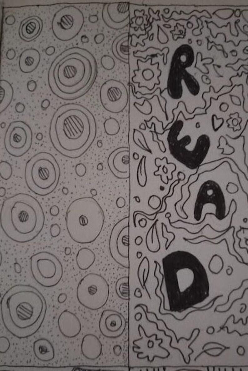 Doodle Art Printable Bookmarks - Etsy