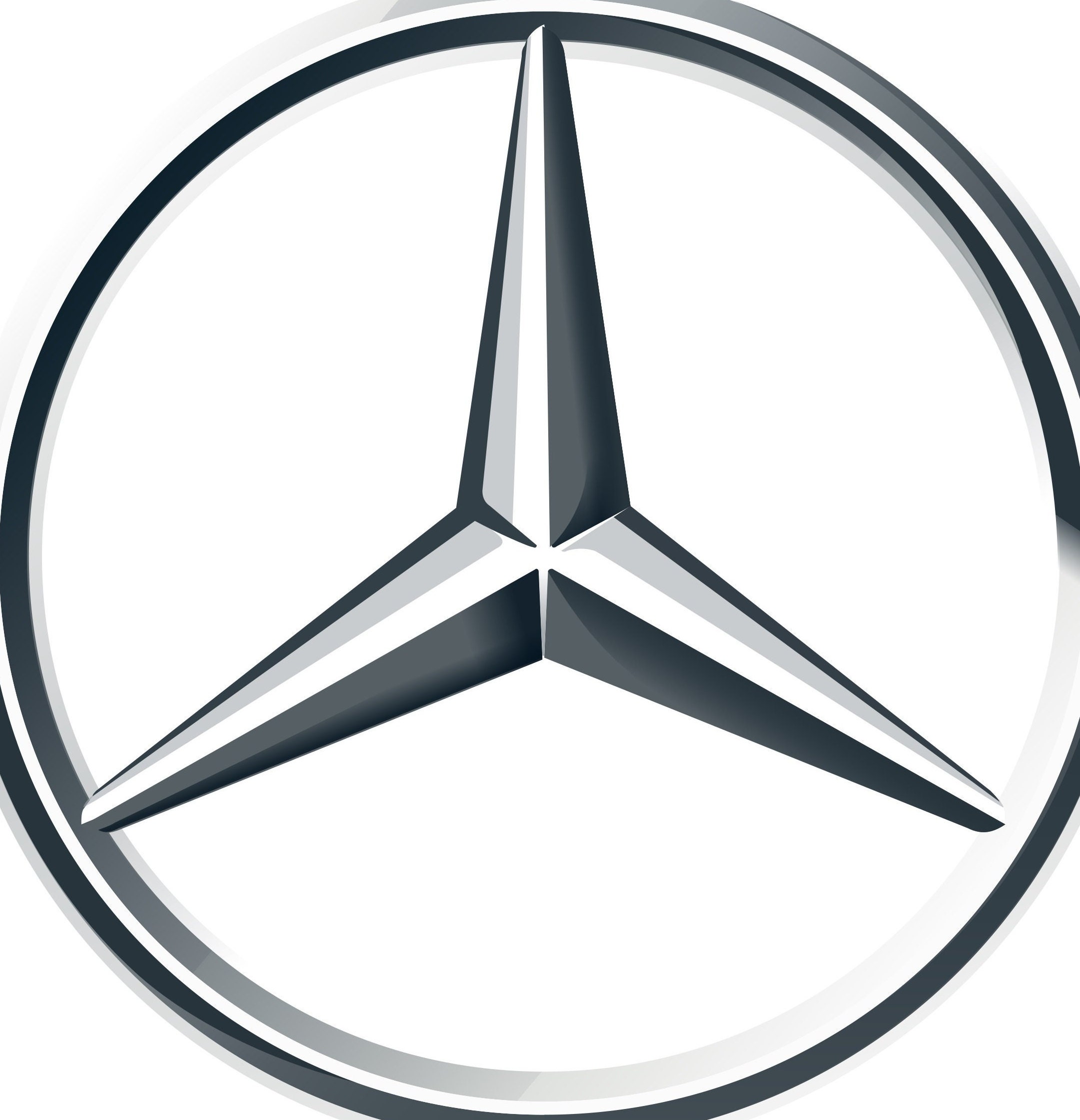 Mercedes Benz Logo SVG Mercedes-benz DXF Black and White JPG 