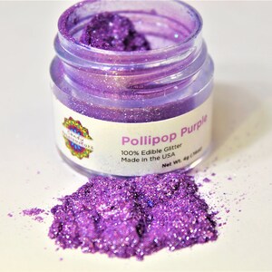 Pollypop Purple Edible Glitter