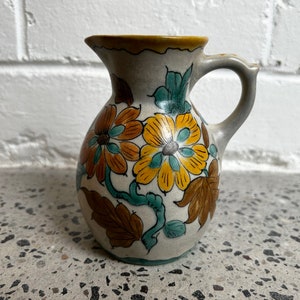 PZH Gouda Gloria Pottery Floral Jug
