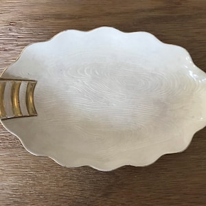 Vintage Carlton Ware Woodgrain Oval Dish.