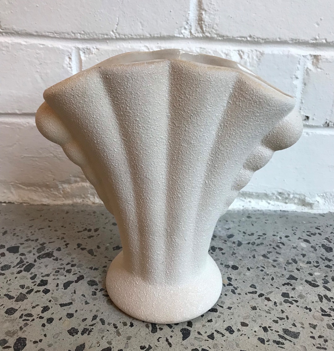 Vintage Raynham Art Deco Fan Shaped Vase Etsy
