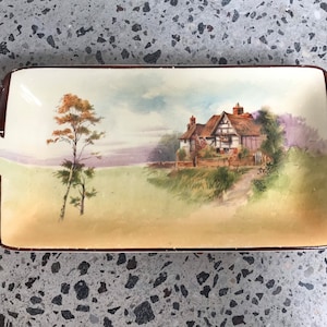 Royal Doulton Sandwich Teller Englische Landschaft