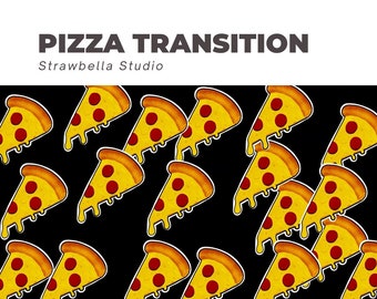 Pizza Stinger Transition: Animated Twitch Overlay (Digital Download)