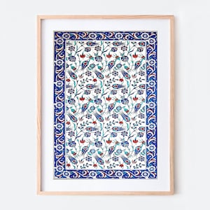 Indische Kunst, indische Wandkunst, indische Miniaturmalerei, Wohnzimmerdekor, bedruckbar, indische Vintage Malerei, indisches Mughal Poster