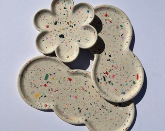 Decorative tray | Jewellery dish | terrazzo | home accessories