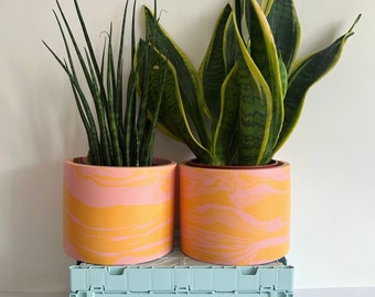 Sunset indoor plant pot | Planter | Home Decor