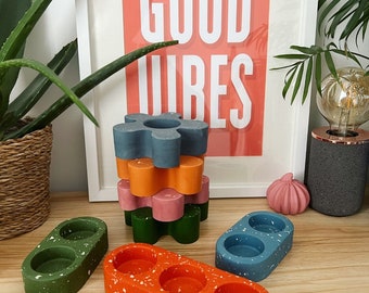 Candle holder collection | Terrazzo | Home Accessories | Autumnal Decor | Candle | Gifts ideas