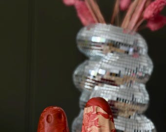 Raspbery Mocha Ghost Decoration | Halloween accessories | Ghost ornament | Spooky season accessories | Halloween