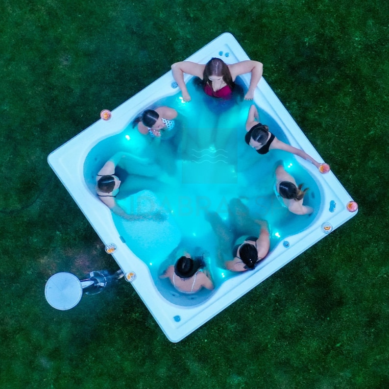 Hot Tub Acrylic 225225 Etsy