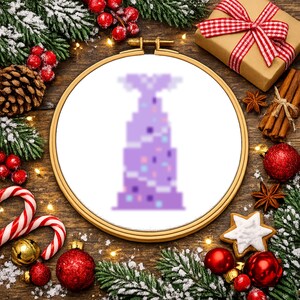 Disney Isabela from Encanto Dress Cross Stitch Pattern – Mini Ornament Design