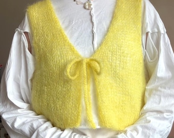 Gilet Sweetie - Modello di gilet a maglia facile da realizzare con papillon (PDF)