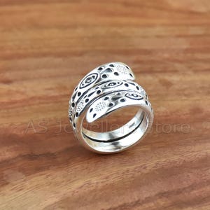 Handmade 925 Sterling Silver Ring: Textured Band