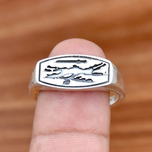 Solid 925 Sterling Silver Ring, Handmade Silver Ring, Crocodile Silver Ring, New Designer Ring, Famous Ring, New Ring, Gift For Him