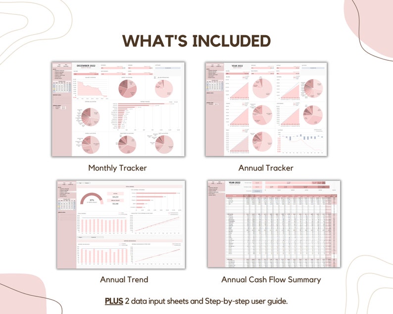 see all of your monthly income and expenses at a glance. Analyse your financial data from the past years to predict your future spending, resulting in more accurate projections and better financial decisions.