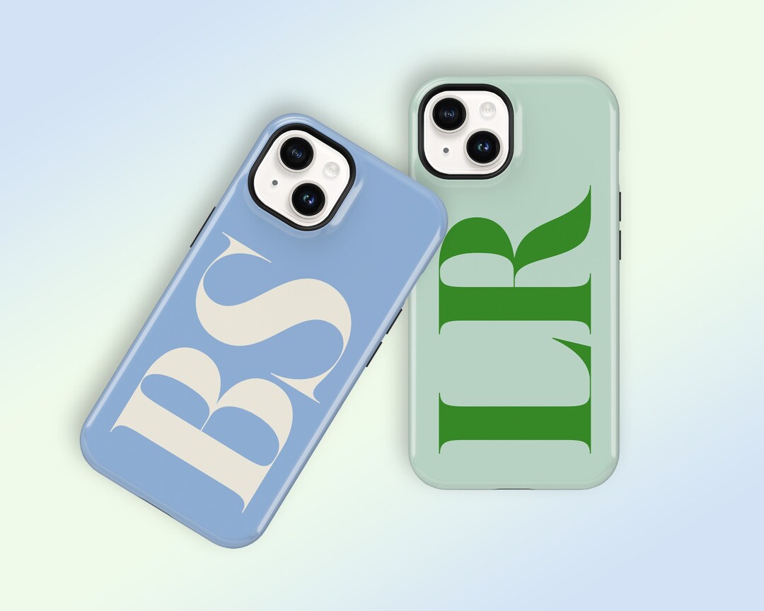 Silicone Case Casetify Initial Phone Case Personalized Initial IPhone Case,  Soft Silicone Phone Cover