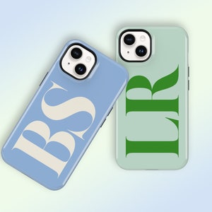 iPhone 17 Case, Personalised Name Initial iPhone Case, iPhone 17 plus Case, iPhone 17 15 14 13 12 11 Pro Max Plus Mini Case