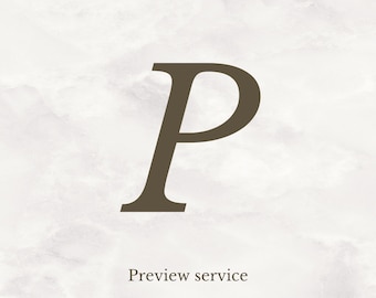 Servicio de vista previa de artículos personalizados
