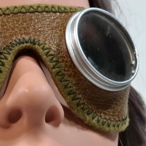 Vintage Goggles Steampunk Cosplay Aviator Motorcycle Post Apocalypic Safety 40s 50s 60s 70s Costum image 8