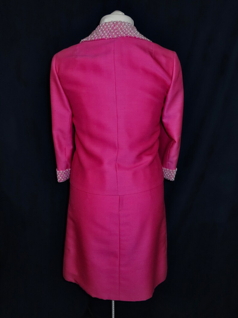 60s Pink Dress & Jacket Set Vintage 2piece Jacket 50s Day Etsy