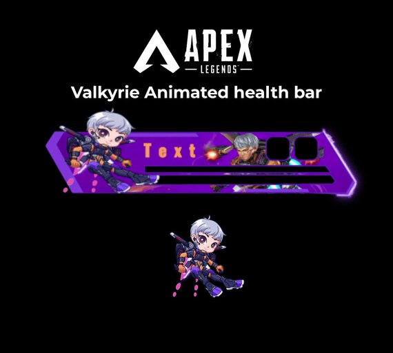 Valkyrie Apex Legends Animated Health Bar Overlay for - Etsy Valkyrie Apex Legends Animated Health Bar Overlay for - Etsy