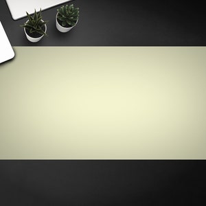 Creamy Desk Mat, Table Protector Accessories, Keyboard Pad, Desktop Blotter