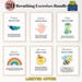 Breathing Poster, Box Breathing Chart, Emotions Grounding Technique ...