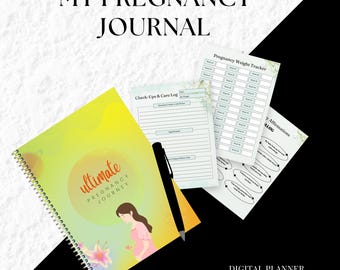 Pregnancy Journal: Bump to Baby Keepsake Memory Book (Digital Download)