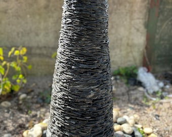 Slate cone water feature