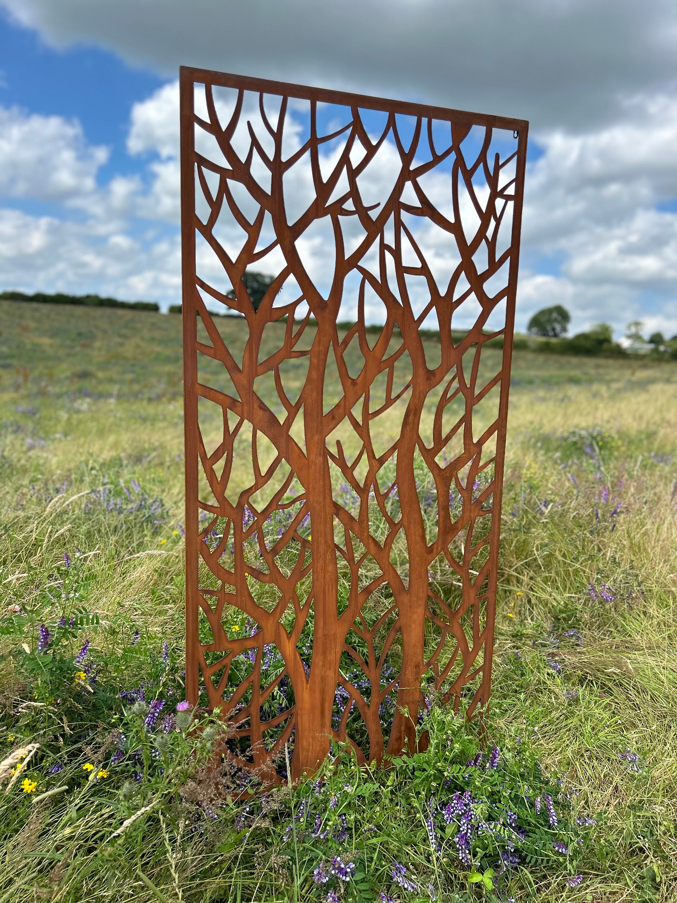 Branches Tree Garden Screen Panel Privacy Screen - Etsy UK