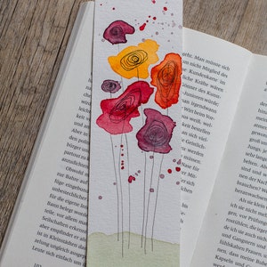 Hand-painted bookmark