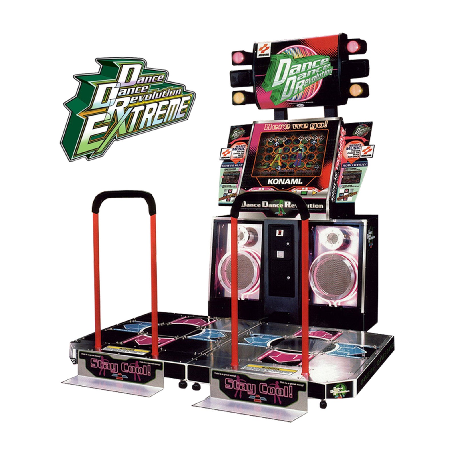 Dance Dance Revolution Extreme Arcade Machine Refurbished Etsy