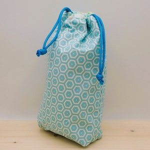 Coated cotton bag, wet bag, lunch bag,