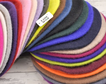 Wool French Beret: Classic Soft Winter Hat