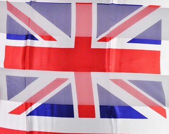 Euroscarves Sciarpa Union Jack – Morbida A Doppia Faccia, Rossa, Bianca E Blu - 2
