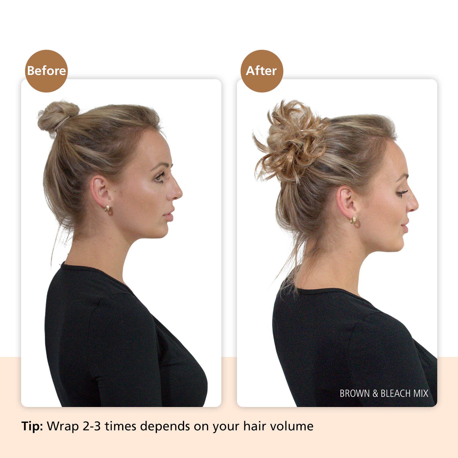Synthetic Hair Bun - Etsy UK Synthetic Hair Bun - Etsy UK