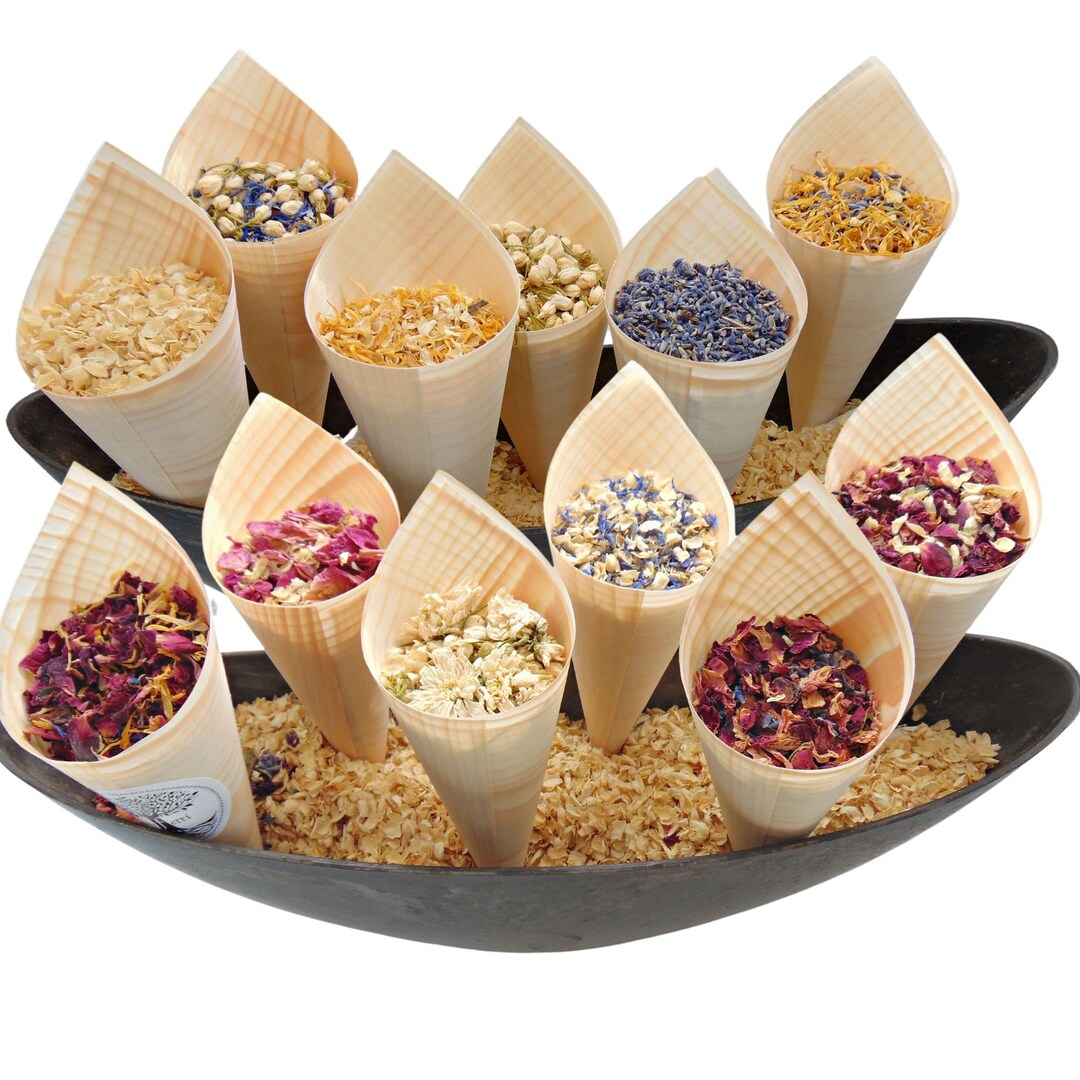 Confettis de fleurs séchées naturelles Mariage Etsy France