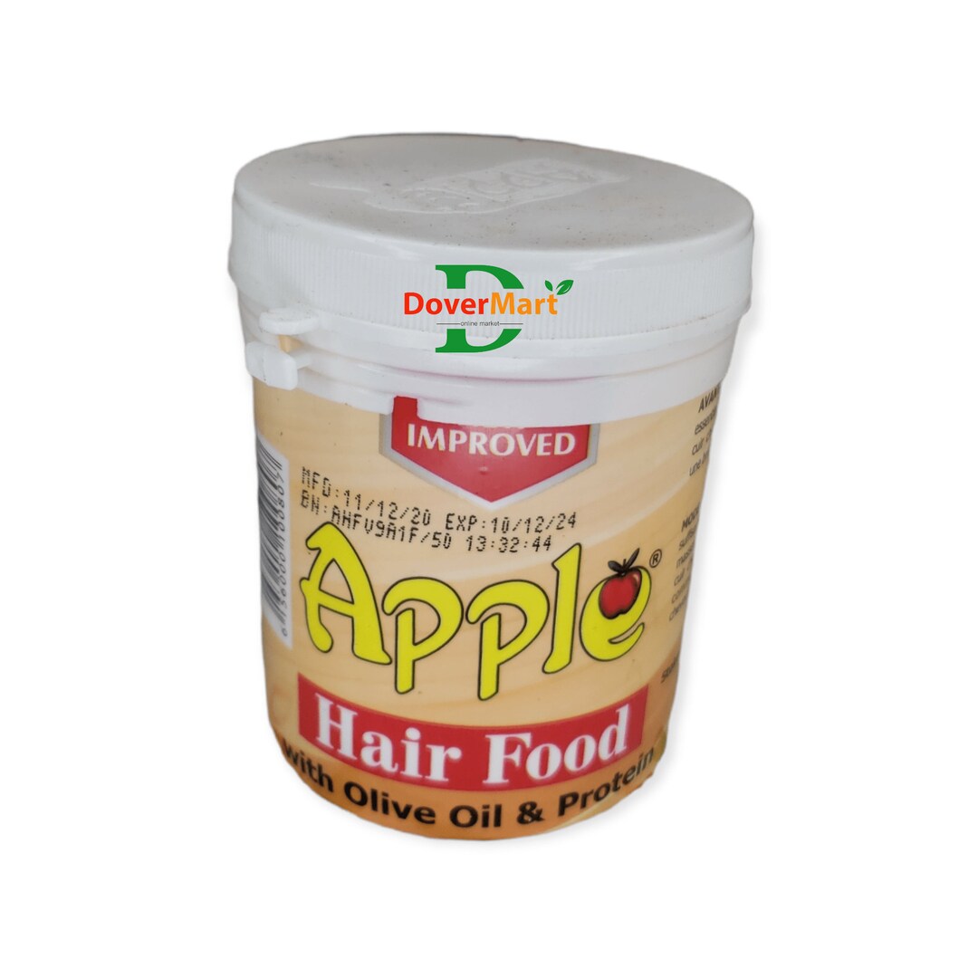 Apple Hair Food With Olive Oil & Protein 100G Etsy