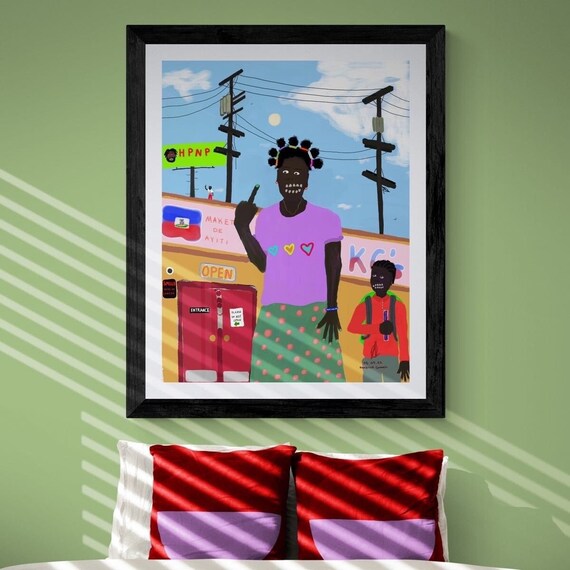 African American Wall Art Modern Black Art Black Poster Etsy