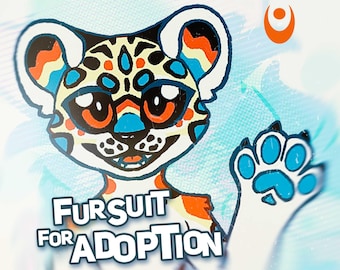 Adopt NIAN BLUE, partial fursuit of the Scarab Panther
