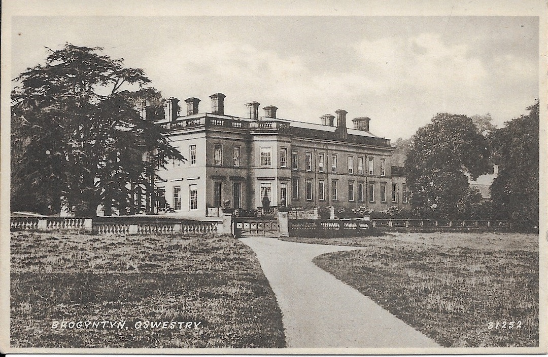 Brogyntyn Country House Oswestry Shropshire England Etsy UK
