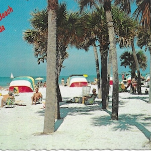 Clearwater Beach, Floride, États-Unis, Carte postale d’occasion en vraie photo, bord de mer. Côtier