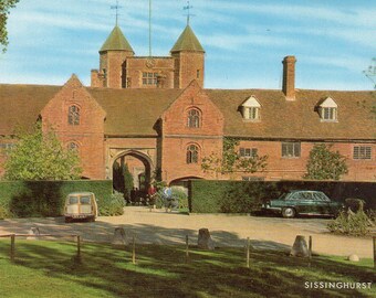 Sissinghurst Castle - Kent - 1970's Vintage Real Photo Postcard - England - Unused British Postcard