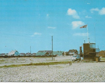 Vintage 'The Green Goddess' Postcard, Lydd on Sea, Kent, England, 1970s Real Photo UK Postcard