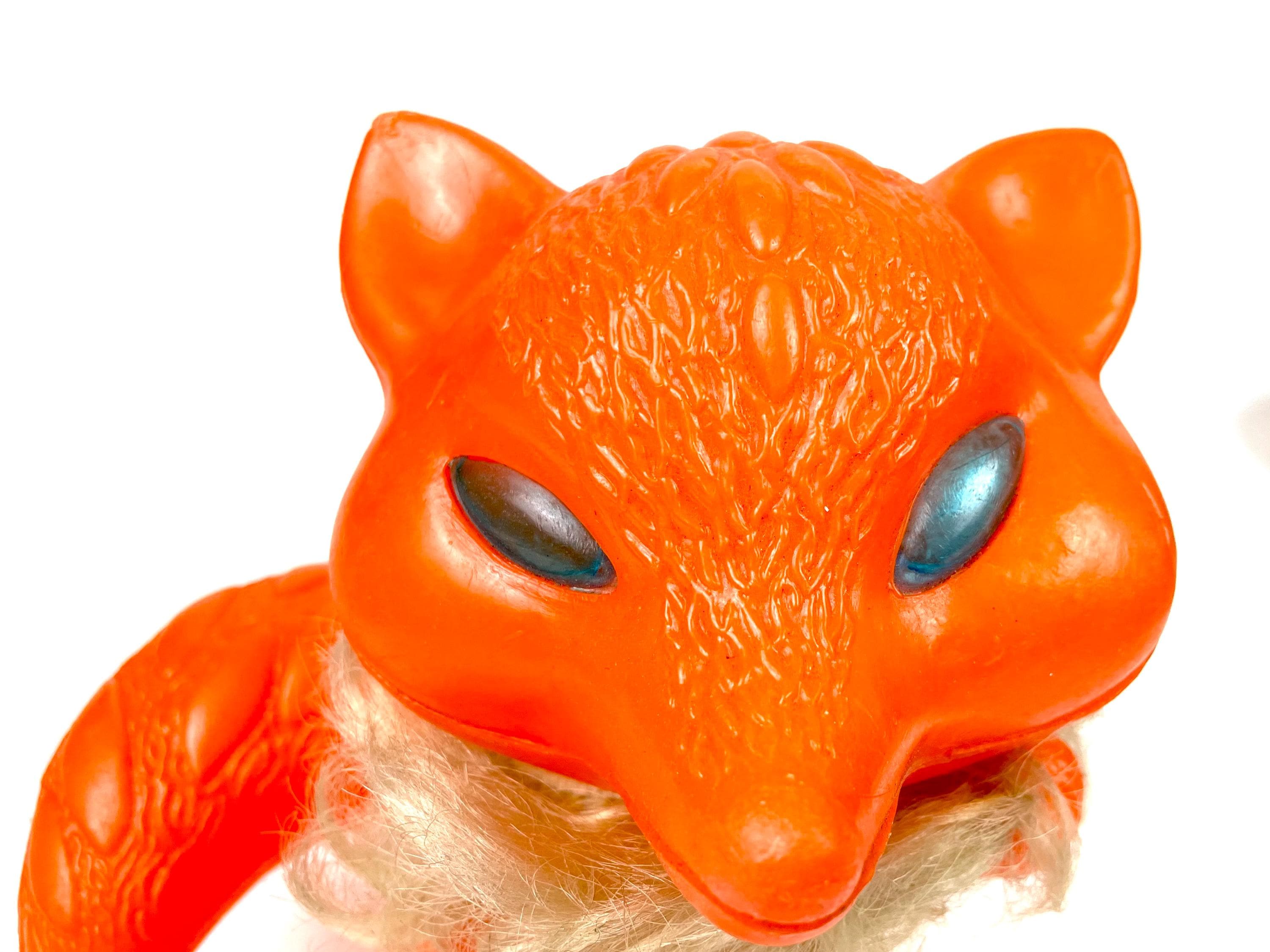 Large Vintage USSR Plastic Toy FOX 1970 - 1980 Soviet Toy Popular 
