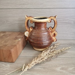 Dümler and Breiden Vintage Ceramic Vase: Mid-Century Modern Floral Decor