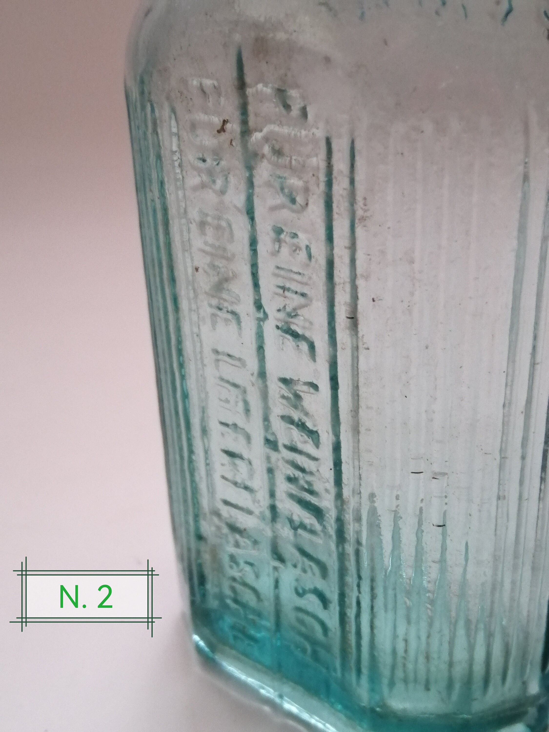 Antique Glass Bottles for Collection German Wine Bottle With - Etsy