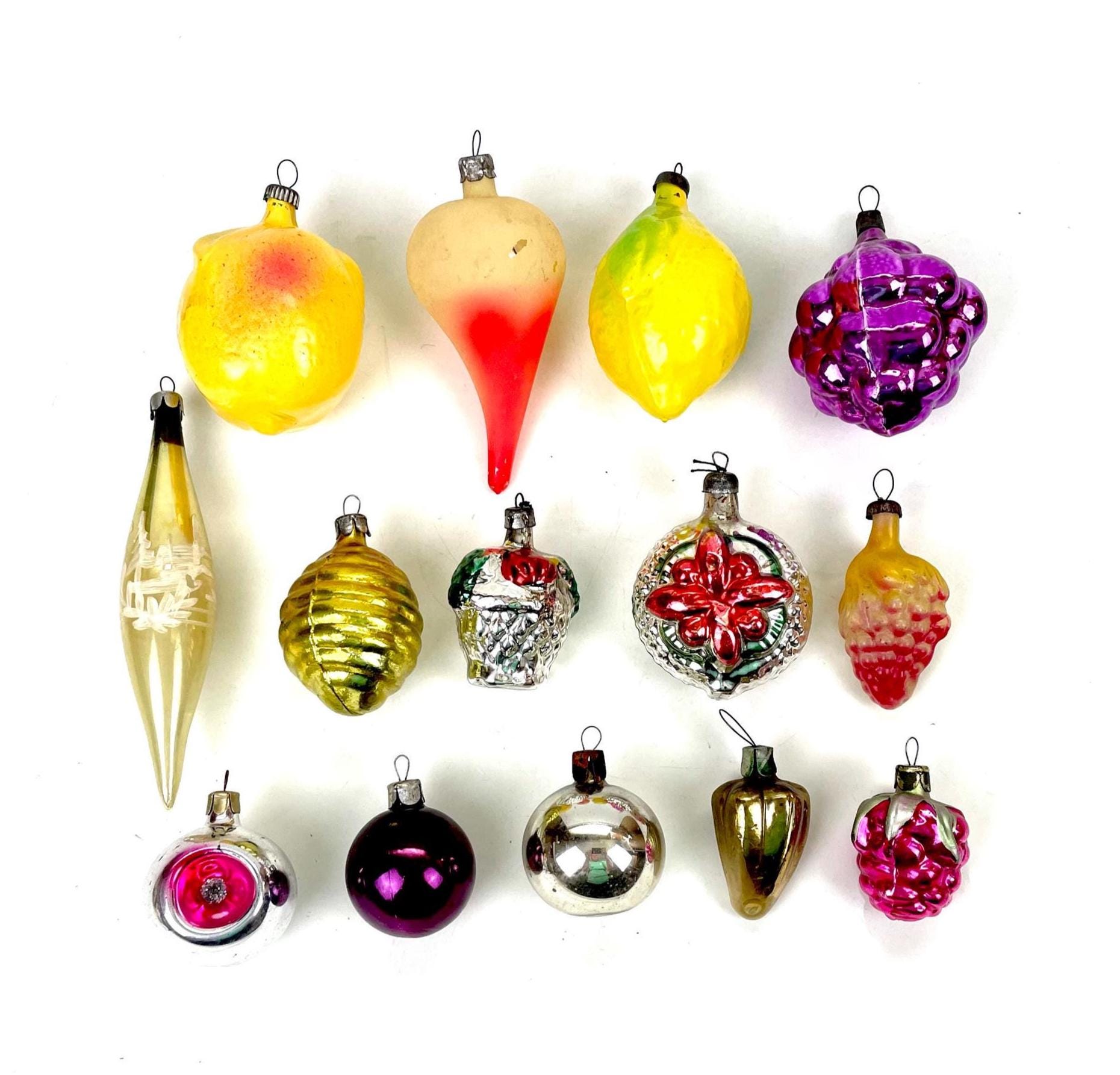 ヴィンテージ ソ連 ガラス クリスマスツリー オーナメント クリスマス