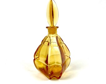 Poland Interwar Huta Nieman Gisela Decanter 1930&#39;s Rare Decanter Glass Decanter Collectible Collection Beverage Capacity Glass Dish